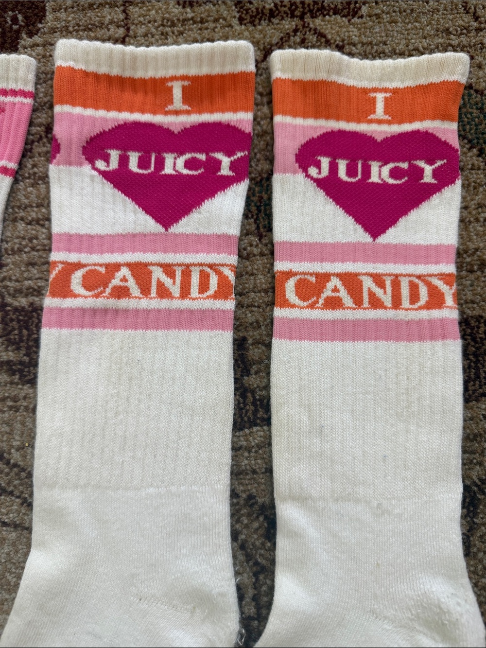 Vintage Juicy Couture Smells Like Couture Knee Socks Juicy Surf Juicy Candy Y2k View 6
